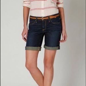 Anthropologie Holding Horses Boyshort Fit Denim Stretch Jean Shorts  Size 28